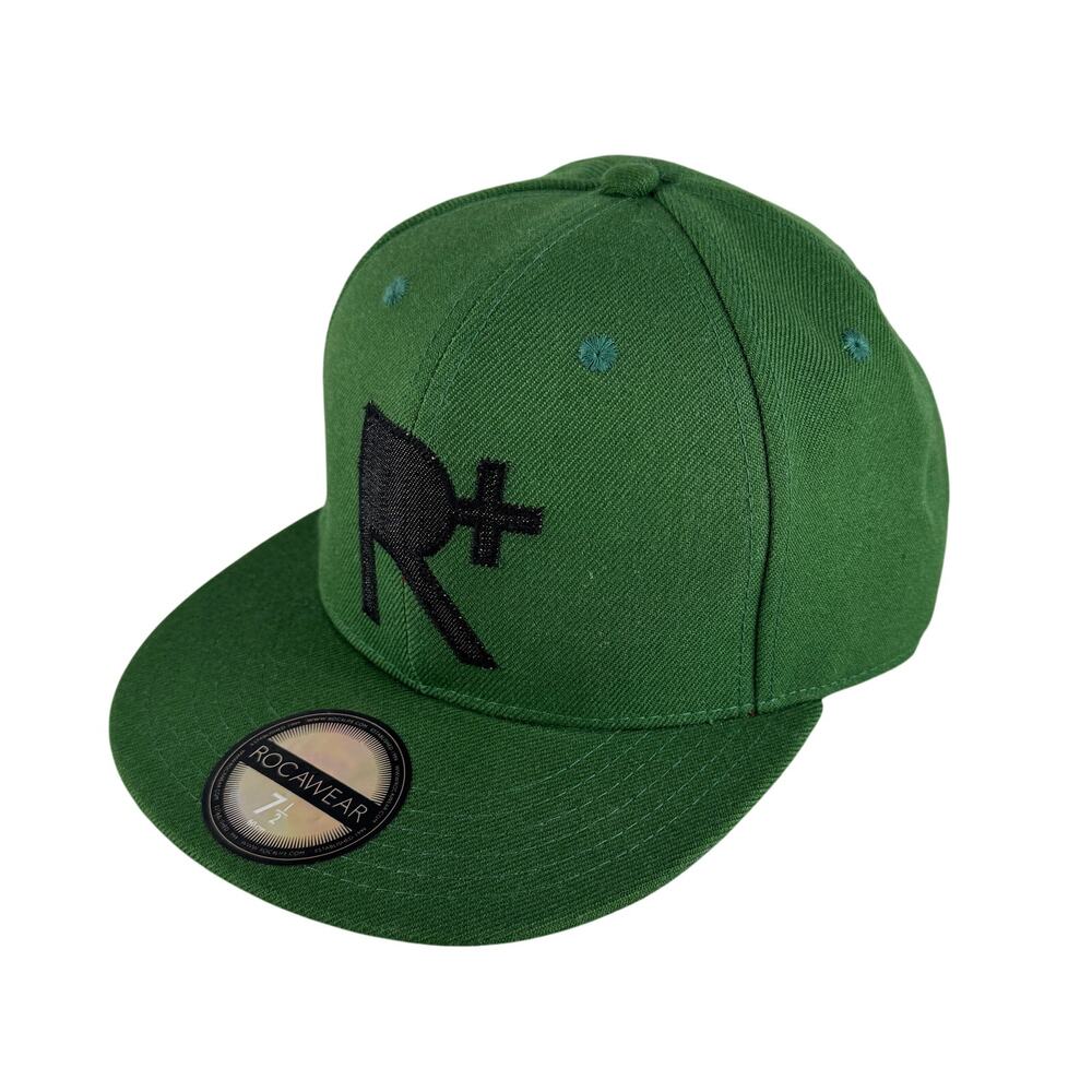 Rocawear Men’s Green Fitted Hat Size‎ 7 ½ NWT Hip-Hop Streetwear - Picture 2 of 8